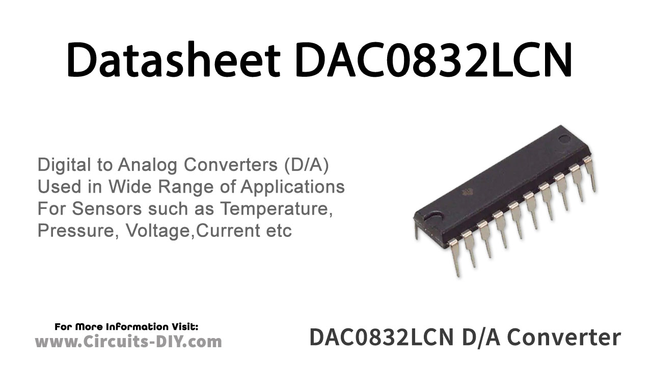 2PCS DAC0832LCN DAC0832 0832 DIP-20 8-Bit D/A Converter fc 