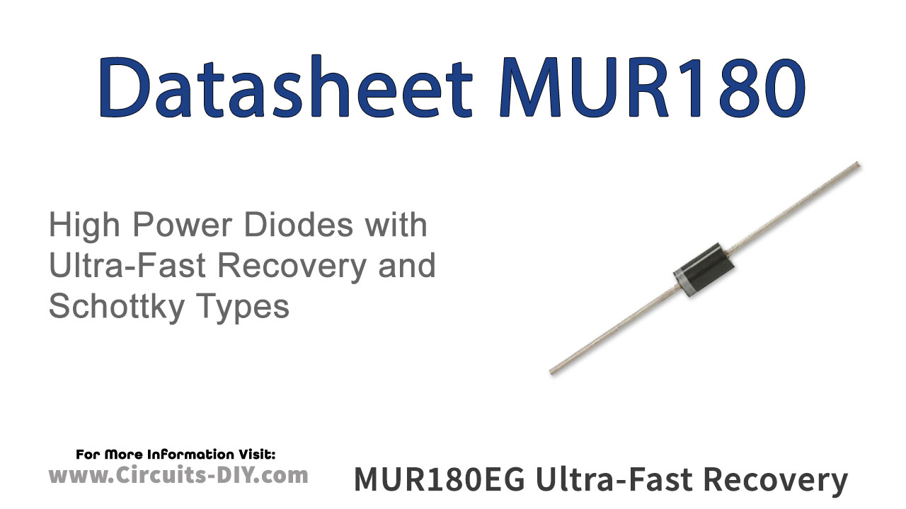 MUR180EG Datasheet