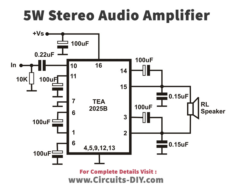 stereo-audio-amplifier-circuit