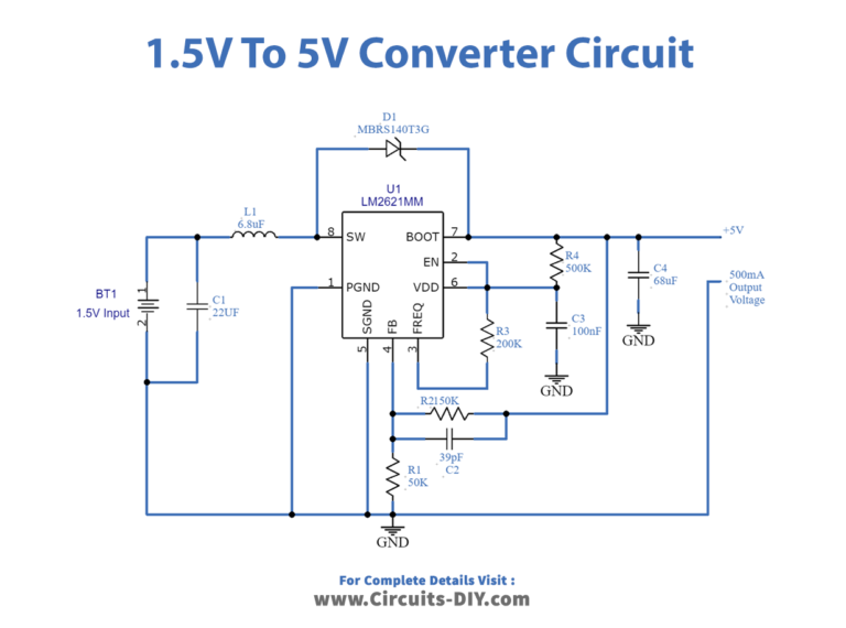 1.5V to 5V Converter LM2621