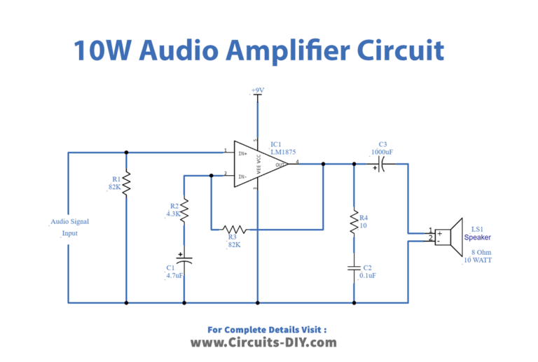 10-Watt Audio Amplifier Circuit LM1875
