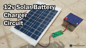 12 Volt Solar Battery Charger Circuit