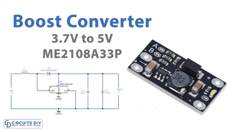 3.7V To 5V Boost Converter ME2108A33P