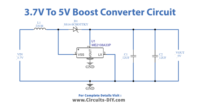 3.7V To 5V Boost Converter ME2108A33P