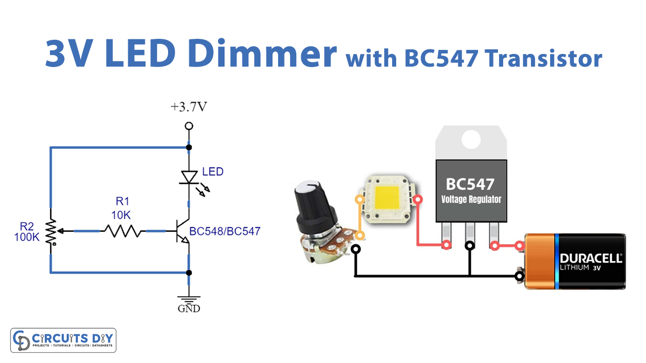 Simple LED Dimmer Circuit 
