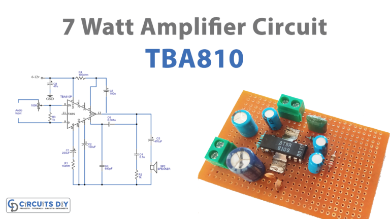 7 Watt Amplifier Circuit Diagram TBA810