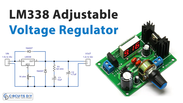 Adjustable Voltage Regulator Circuit Using LM338