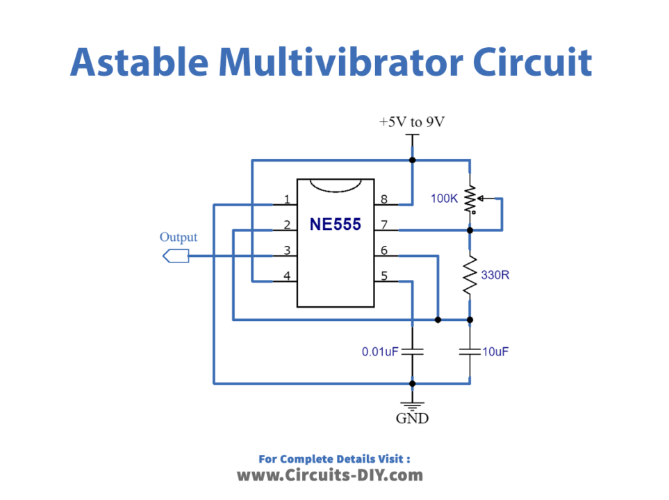 Astable-Multivibrator-Circuit-Diagram-Schematic