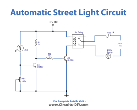 Automatic Street Light Circuit