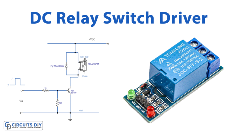 DC Relay Switch Driver Circuit