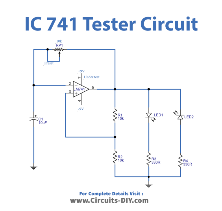 Ic 741 Tester Circuit