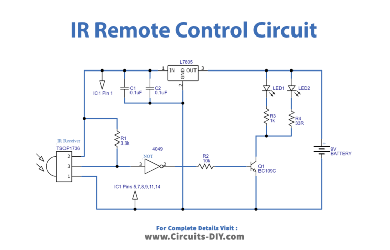 IR Remote Control Extender Circuit