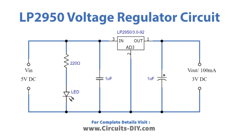 LP2950 Adjustable Micropower Voltage Regulator Circuit