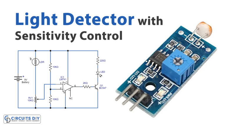 Light Detector with Sensitivity Control Circuit LM741