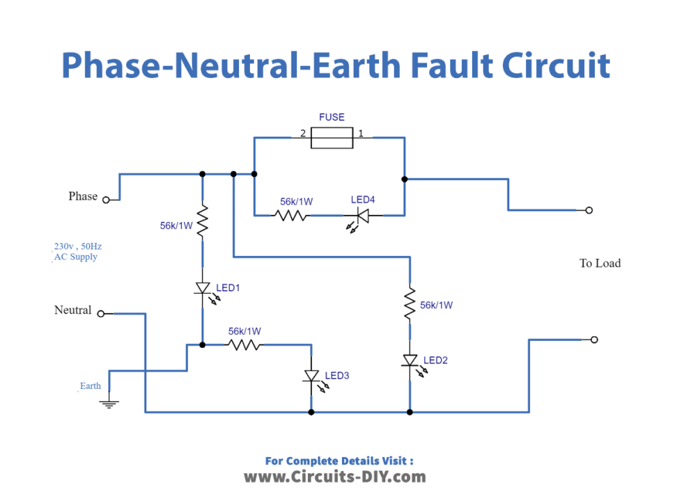 Earth Fault Indicator Circuit