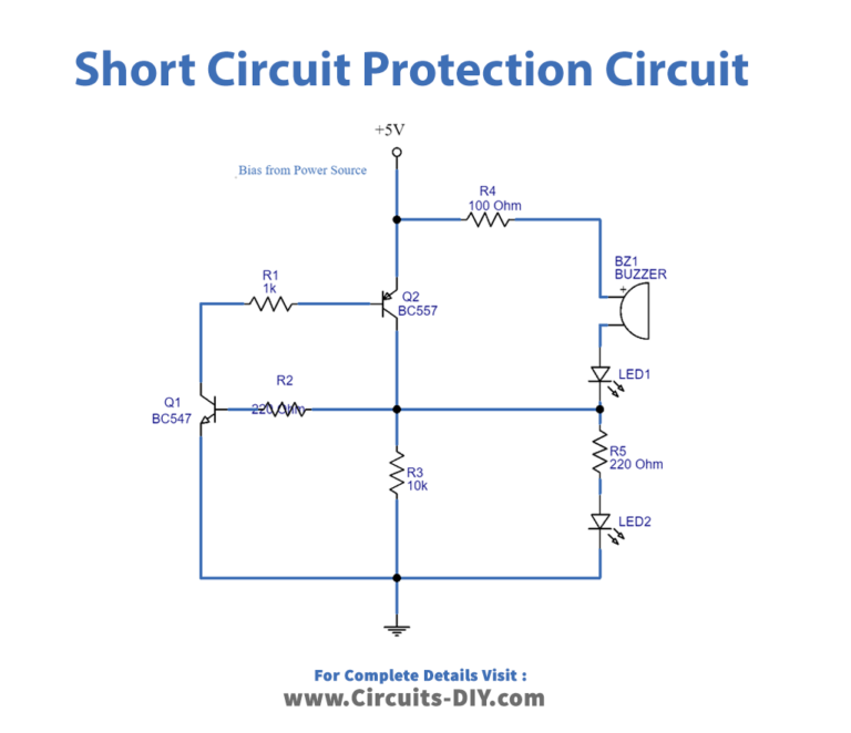 Diy Over Current And Short Circuit Protection With Schematic Diagram ...