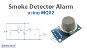 Simple Smoke Detector Alarm Circuit using MQ-02