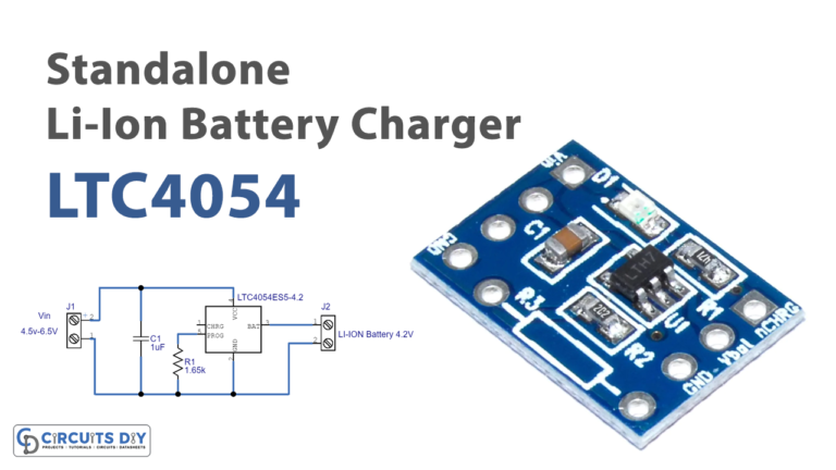 Standalone Li Ion Battery Charger Circuit Ltc4054