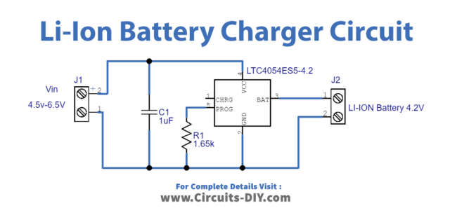 Standalone Li-Ion Battery Charger Circuit LTC4054