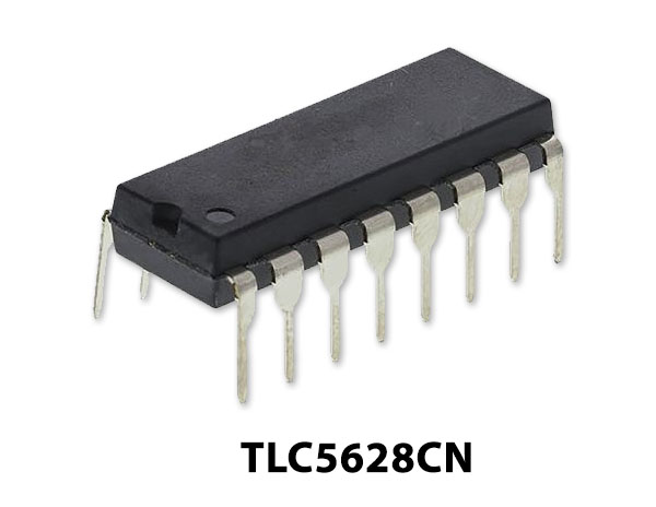 TLC5628 8-bit DtoA Converter 8 Channel