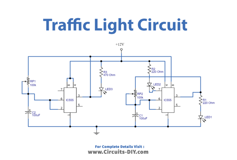 Traffic Light Circuit Using 555 Timer 2277