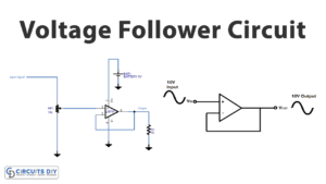 Voltage Follower Circuit Using Op-amp 741