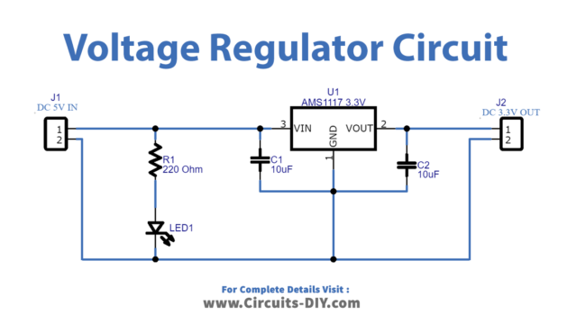 Variable Voltage Regulator Circuit Diagram