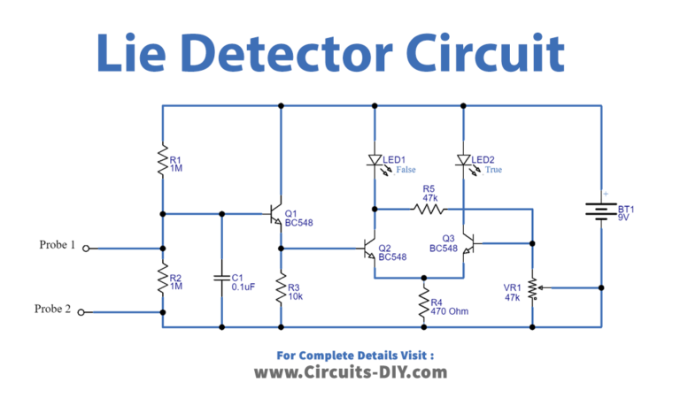 Lie Detector Circuit BC548