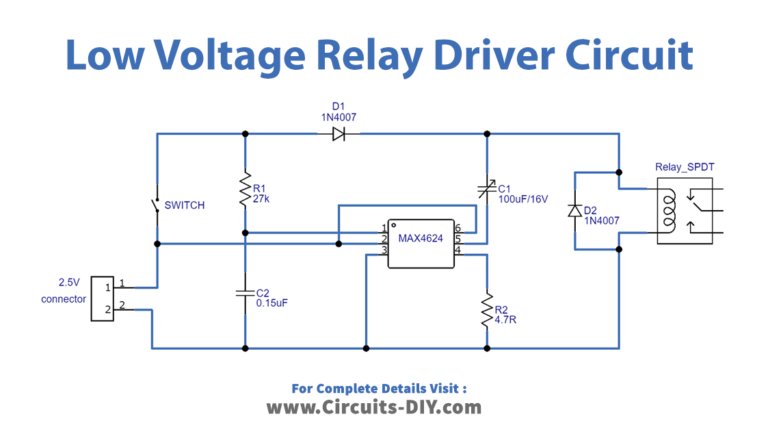 Low Voltage Relay Driver MAX4624