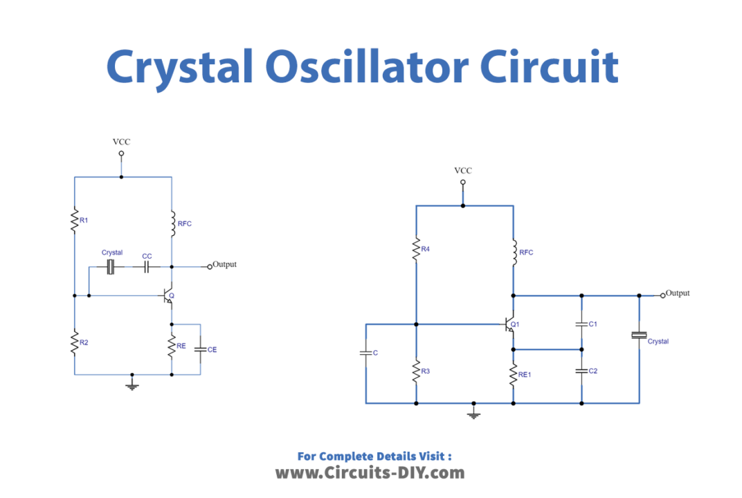 series-resonance-and-Parallel-resonance-crystal-oscillator-Circuit-Diagram-Schematic