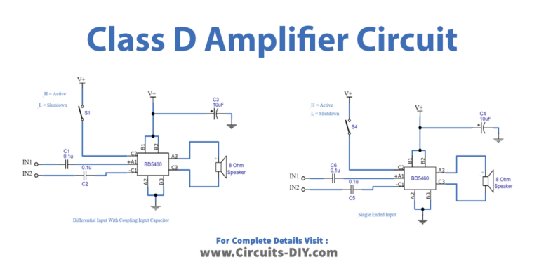 Simple Class D Amplifier Schematic 9149