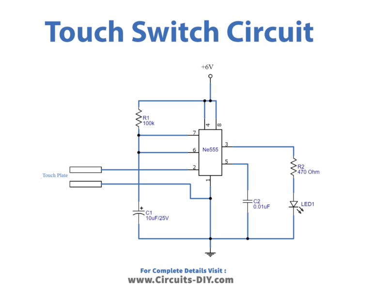 Simple Touch Switch Circuit