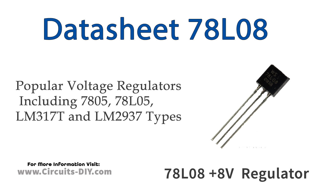 10 New  parts 78L08 8V 100mA Voltage regulator TO-92 Qty