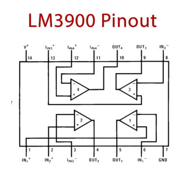 Audio Mixer Circuit using LM3900