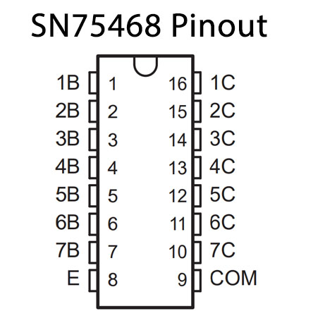 SN75468 High-Voltage High-Current Darlington Array - Datasheet