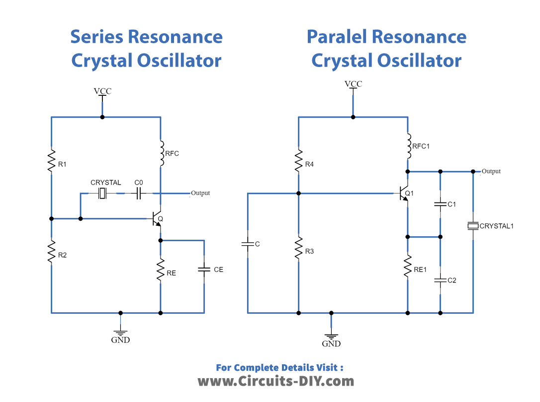 Series Parallel Crystal Oscillator Circuits