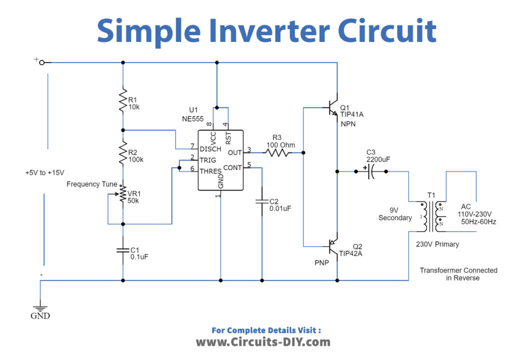 Simple-Inverter-Using-555-Time-Circuit