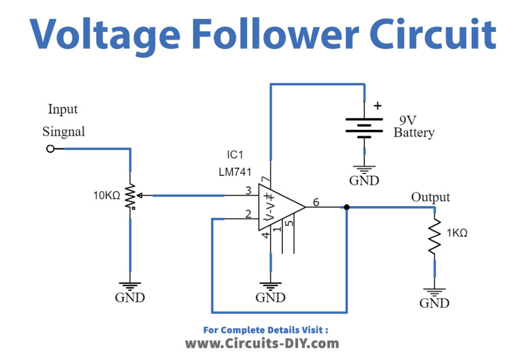 Voltage-Follower-Circuit-lm741