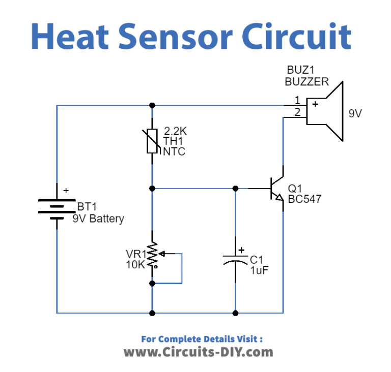 Simple Heat Sensor Circuit