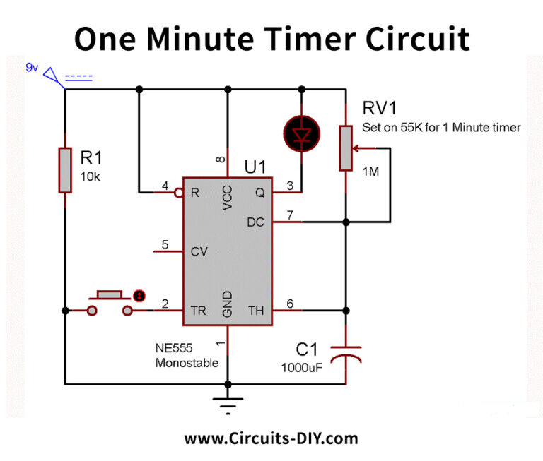 1 Minute Timer Circuit