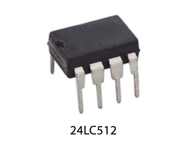 Dip-8-24LC512-I/P 512Kbit Microchip Serial Eeprom 400Khz