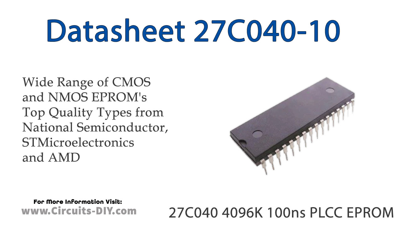 27C040-10PLCC Datasheet