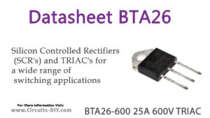 BTA26-600 25A 600V TRIAC - Datasheet