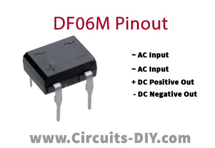 DF06M 600V 1A Full Wave Bridge Rectifier - Datasheet