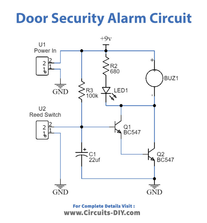 Door-Alarm-Circuit