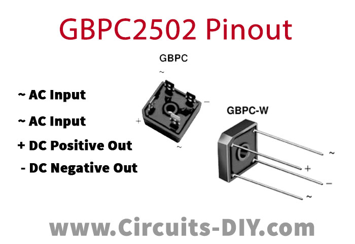 GBPC2502 Pinout