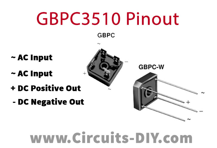 GBPC3510 Pinout
