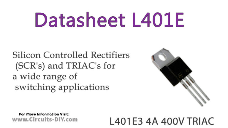 L401E3 1A 400V TRIAC Datasheet   L401E Datasheet 768x432 