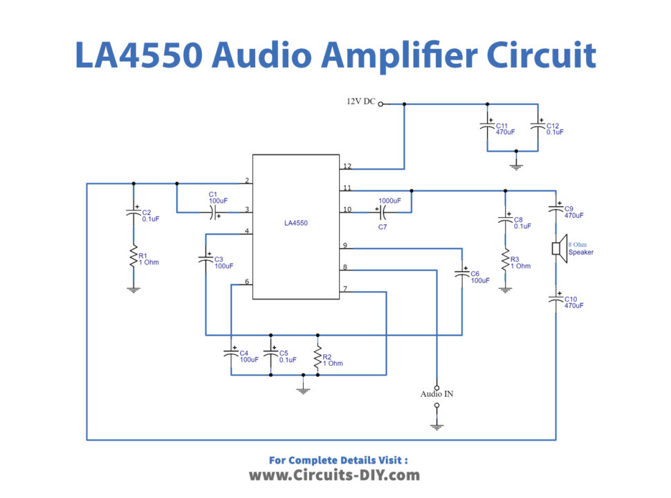 LA4555-audio-amplifier-Circuit-Diagram-Schematic