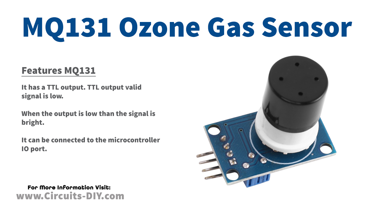 Details about   MQ131 Ozone Gas Detection Sensor Module O3 Monitoring Fast Response with Shell 